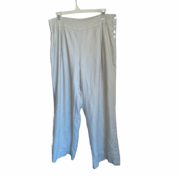 Jones New York Signature Linen Pants - Picture 4 of 11